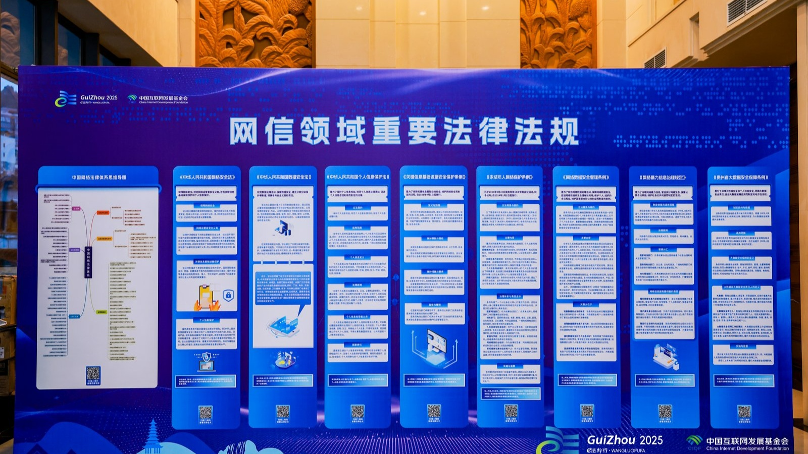 E法黔行｜一张思维导图铺展网络法律法规宣传