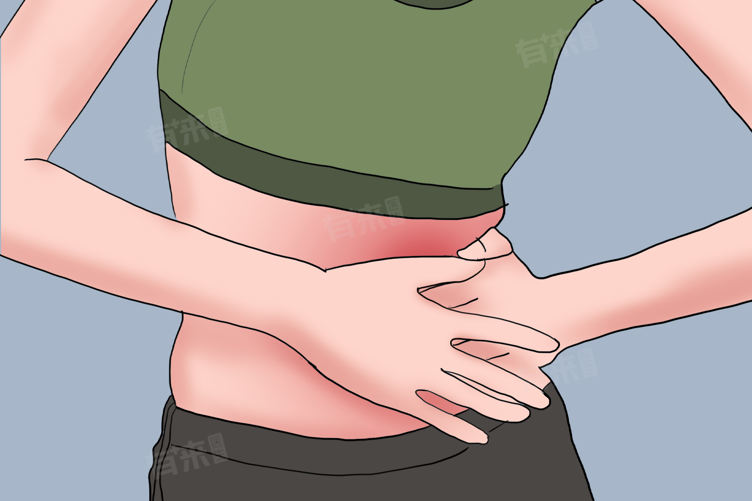 女性左下腹部隐痛原因