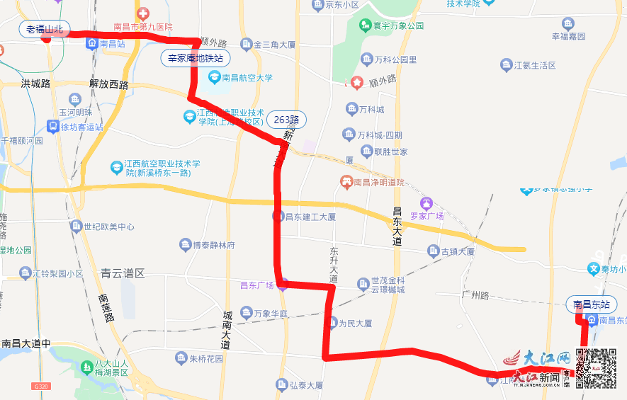 南昌东站即将启用 拟开通这4条公交线路