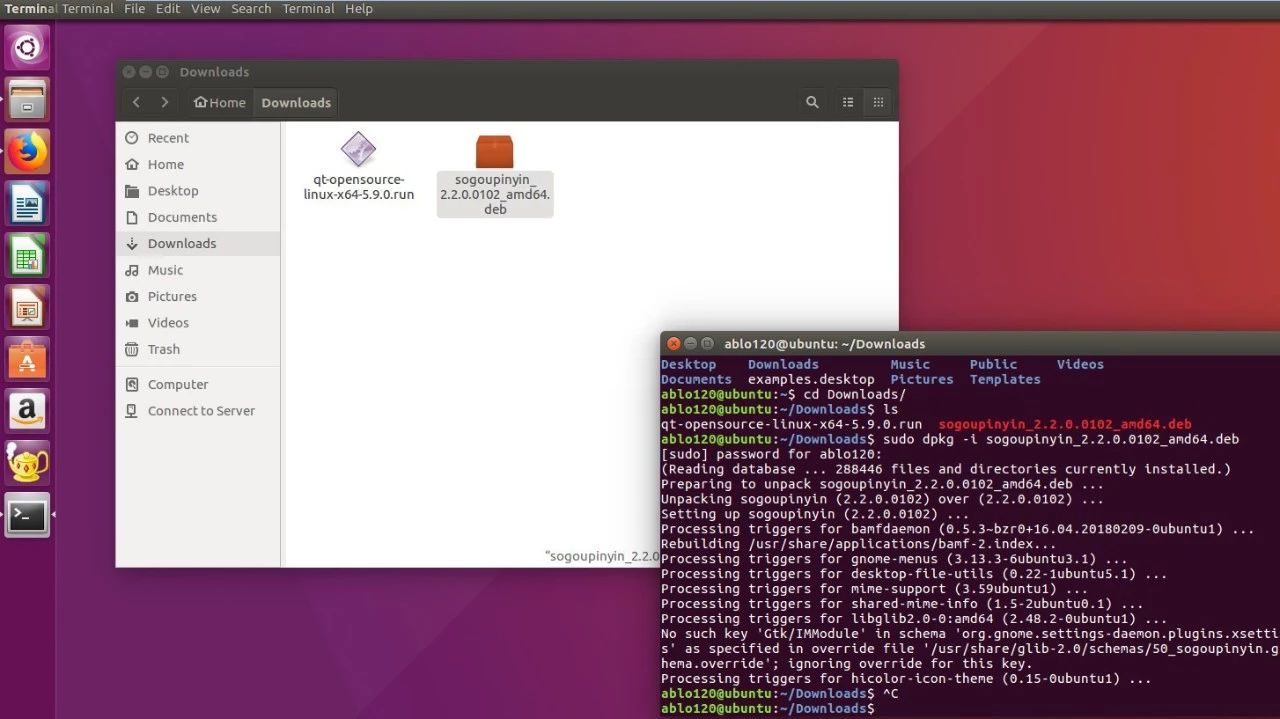 Ubuntu_搜狗输入法安装